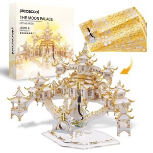 Mô hình kim loại 3D lắp ráp Piececool Quảng Hàn Cung The Moon Palace