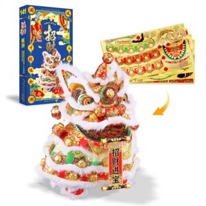 Mô hình kim loại lắp ráp 3D Dancing Lion (Con Lân) - Piececool