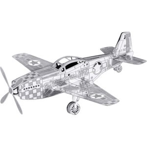 Mô hình kim loại lắp ráp 3D Metal Mosaic Mustang P-51