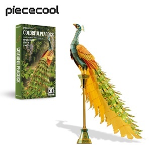 Mô hình kim loại lắp ráp 3D Piececool Con Công Peacock