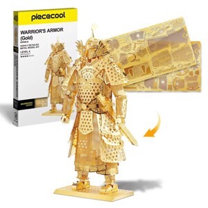 Mô hình kim loại lắp ráp 3D Piececool Áo Giáp Hoàng Kim Warrior Armor