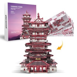 Mô hình kim loại lắp ráp 3D Piececool Lầu Việt Vương Yuewang Tower