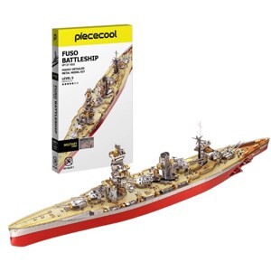 Mô hình kim loại lắp ráp 3D Piececool Thiết Giáp Hạm Fuso Battleship