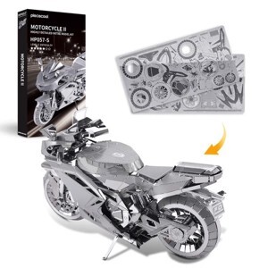 Mô hình kim loại lắp ráp 3D Piececool Motor BMW S1000