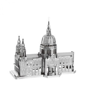 Mô hình kim loại lắp ráp 3D St Paul's Cathedral (Nhà Thờ Chính Tòa Thánh Paul) (Silver) – Metal Works MP251