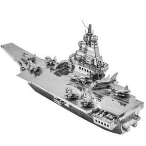 Mô hình kim loại lắp ráp 3D Tàu Sân Bay Aircraft Carrier Metal Mosaic MP638