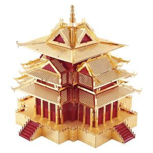 Mô hình kim loại lắp ráp 3D The Watchtower Of Forbidden City (Tháp Canh Tử Cấm Thành) Piececool MP206