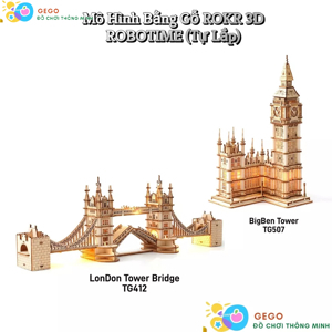 Mô hình lắp ráp Cầu Tower Bridge – Robotime TG412