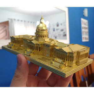 Mô hình lắp ráp kim loại Tòa nhà Quốc hội Hoa Kỳ (US Capitol) Piececool P015-G
