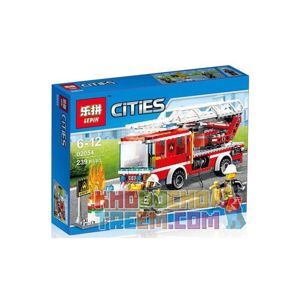 Mô hình lắp ráp Lego City 60107 Xe Thang Cứu Hỏa