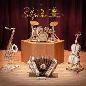 Mô hình lắp ráp Robotime TG309 - Kèn Saxophone