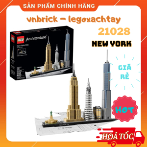 Mô hình LEGO Architecture - Thành phố Newyork 21028 (598 mảnh ghép)