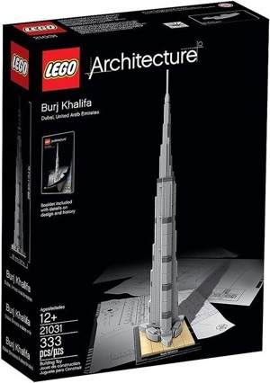 Mô hình LEGO Architecture - Tòa nhà chọc trời Burj Khalifa 21031 (333 mảnh ghép)