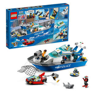 Mô hình LEGO City Police - Tàu tuần tra cảnh sát 60129 (200 mảnh ghép)