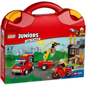 Mô Hình Lego Juniors - Vali Tuần Tra Cứu Hỏa 10740 (110 Mảnh Ghép)