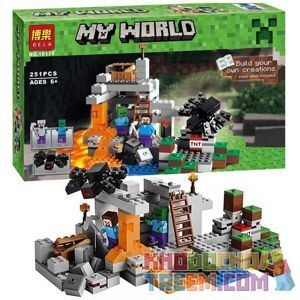 Mô hình LEGO Minecraft The Cave 21113 Playset