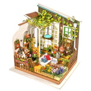 Mô hình nhà gỗ búp bê dollhouse DIY - DG108 Sunshine Garden