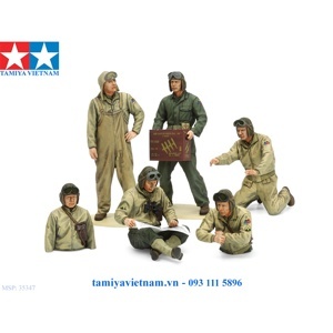 Mô hình quân sự 35347 1/35 US Tank Crew Euro Theater Tamiya