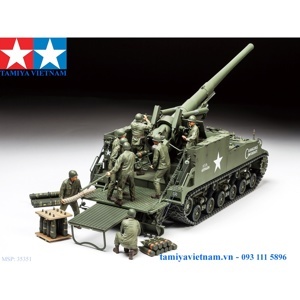 Mô hình quân sự 35351 1/35 155mm SPG M40 Tamiya