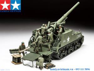 Mô hình quân sự 35351 1/35 155mm SPG M40 Tamiya