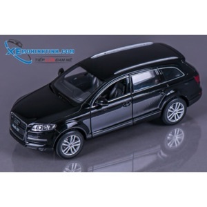 Mô hình tỷ lệ 1/18 màu trắng  xe Audi Q7 Welly