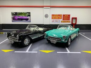 Mô hình xe 1957 Chevrolet Corvette 1:24