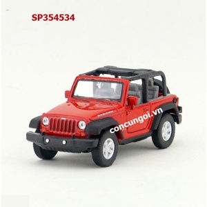 Mô hình xe Jeep Wrangler Rubicon Red 1:36 Welly