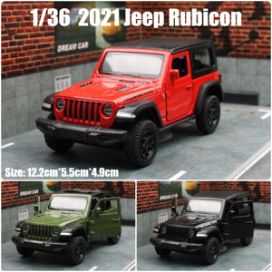 Mô hình xe Jeep Wrangler Rubicon Red 1:36 Welly