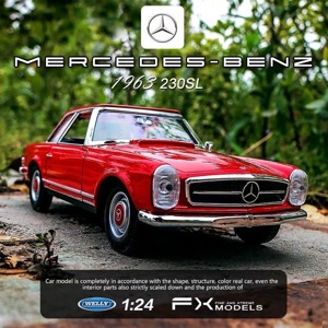 Mô hình xe Mercedes Benz 230SL 1:24 Welly