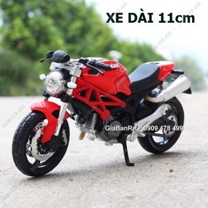 Mô hình xe mô tô Ducati Monster 696 1:18 Maisto