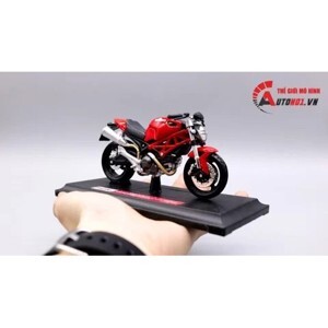 Mô hình xe mô tô Ducati Monster 696 1:18 Maisto