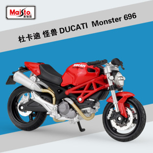 Mô hình xe mô tô Ducati Monster 696 1:18 Maisto