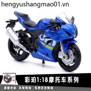 Mô hình xe mô tô Suzuki GSX-R1000 1:18