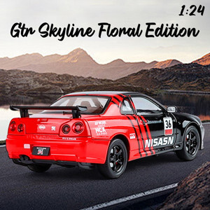 Mô hình xe Nissan Skyline GT-R R34 1:24