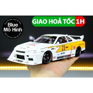 Mô hình xe Nissan Skyline GT-R R34 1:24