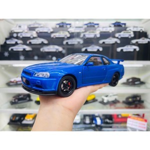 Mô hình xe Nissan Skyline GT-R R34 1:24