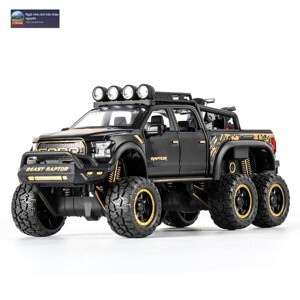 Mô hình xe ô tô Ford F150 Raptor 6x6 1:28