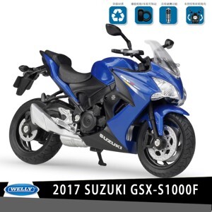 Mô hình xe Suzuki GSX-S1000F 1:18 Welly