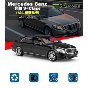 Mô hình xe Welly Mercedes-Benz S500 1:24