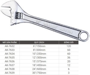 Mỏ lết Asaki AK-7633