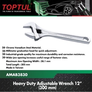 Mỏ lết có điều chỉnh Toptul AMAB3830 - 12inch