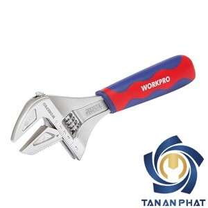 Mỏ lết điều chỉnh cán nhựa 8 inches/200mm Workpro W072016