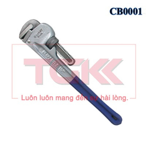 Mỏ lết răng cán bọc nhựa C-Mart B0001-24