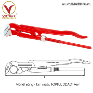 Mỏ lết răng Toptul DDAD1A64 - 560mm