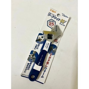 Mỏ lết thường miệng rộng tay cầm xanh Top Kogyo HM-25MGNB