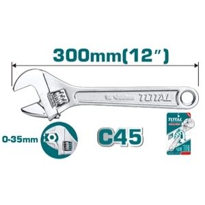Mỏ lết Total THT1010123, 12"