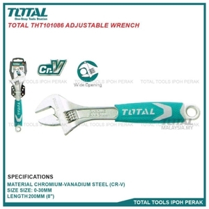 Mỏ lết Total THT101086, 8"