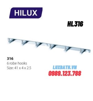 Móc áo 6 móc HILUX HL 316