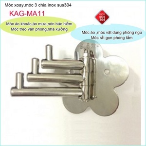 Móc áo treo đồ Inox SUS304 KAG-MA11