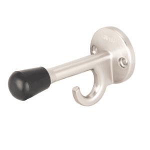 Móc chặn cửa tường màu inox Hafele 489.70.220